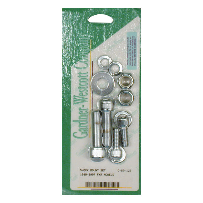 Gardner Westcott, Fxr Shock Mount Kit. Allenhead Shock Absorber Mount Kits Gardner Westcott