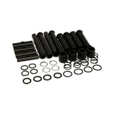 Complete Twin Cam Pushrod Cover Kit. Black Pushrod Covers Mcs