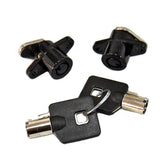 Lock Set, Saddlebags. Black Lock Mcs