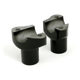 Oem Type Style Risers, Threaded. 2" Rise. Black Risers Mcs