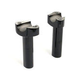 Oem Type Style Risers, Threaded. 4.5" Rise. Chrome Risers Mcs