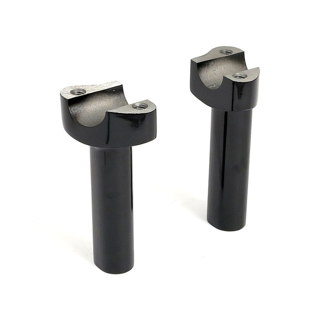 Oem Type Style Risers, Threaded. 4.5" Rise. Chrome Risers Mcs
