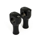 Dighton 3" Domed Risers. Black Risers Mcs