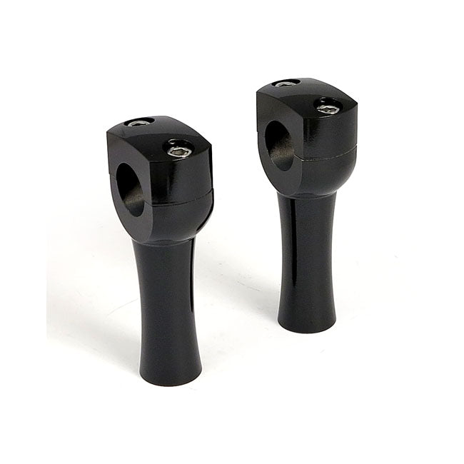 Dighton 4" Domed Risers. Black Risers Mcs