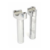 Forged Aluminum Risers Straight, 5 1/2" Rise. Chrome Risers Mcs