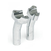 Forged Aluminum Risers Pullback, 4 1/2" Rise. Chrome Risers Mcs
