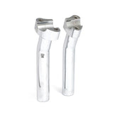 Forged Aluminum Risers Pullback, 7" Rise. Chrome Risers Mcs