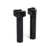 Forged Aluminum Risers Straight, 5 1/2" Rise. Black Risers Mcs