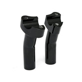 Forged Aluminum Risers Pullback, 4 1/2" Rise. Black Risers Mcs