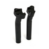 Forged Aluminum Risers Pullback, 7" Rise. Black Risers Mcs