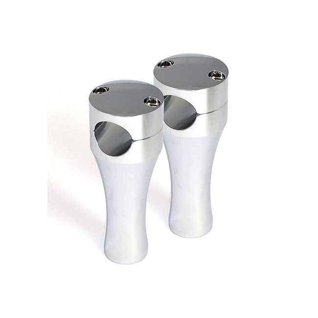 Hurst, 5" Aluminum Riser Set. Chrome Mcs