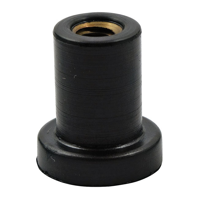 Neoprene Well Nut, 1/4 20 Threaded Well Nuts Mcs