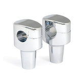 Widow Riser Set. 3" Rise. Chrome Risers Mcs