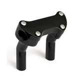 Oem Style Pullback Risers, With Top Clamp. 4.5" Rise. Black Risers Mcs