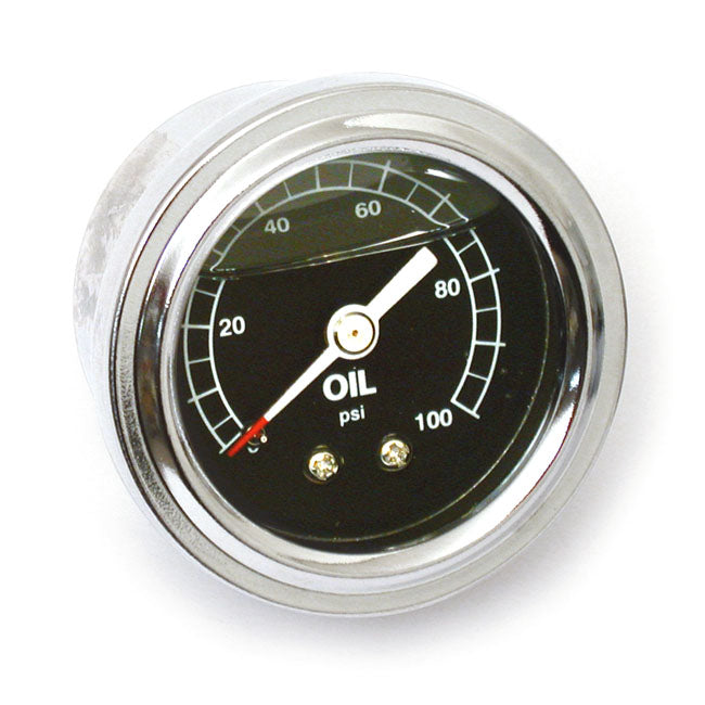 Oil Pressure Gauge, Liquid Filled. 0 100 Psi Oil Pressure Gauges Mcs