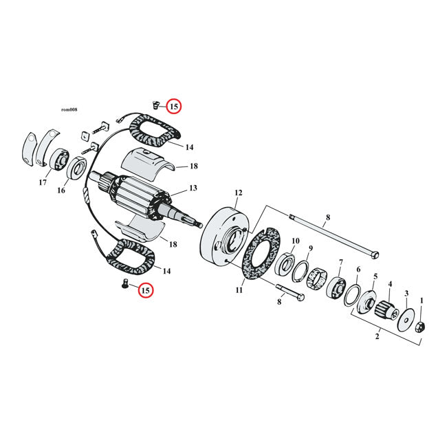 Generator Field Pole Screws Generator Misc Mcs