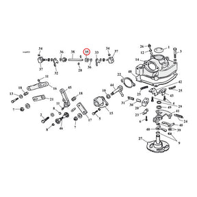 Nut, Shifter Fork Transmission Top Cover Parts Mcs