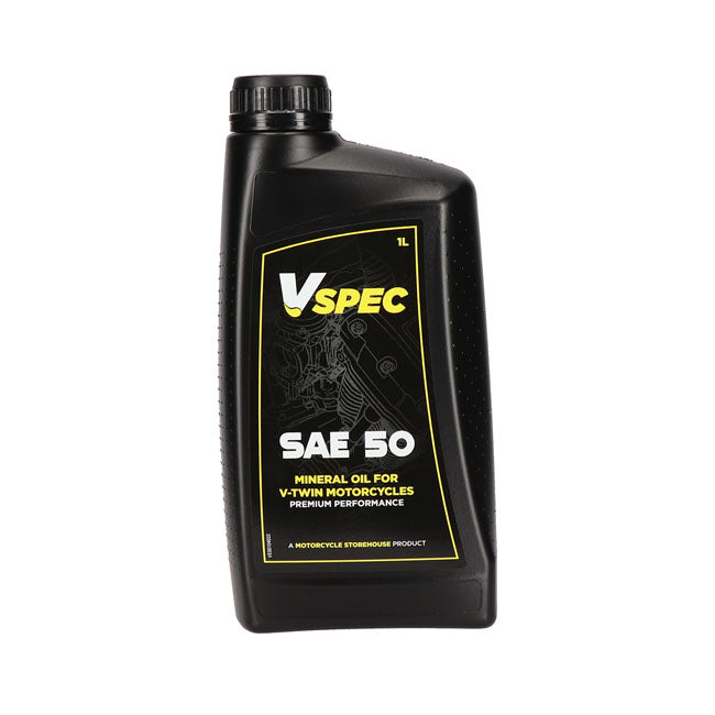Vspec, Sae 50 (Mineral) Motor Oil. 1 Liter Bottle. Oils Vspec