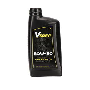 Vspec, 20 W50 (Mineral) Motor Oil. 1 Liter Bottle. Oils Vspec