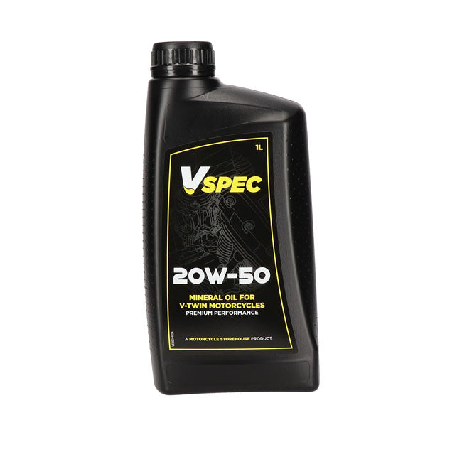 Vspec, 20 W50 (Mineral) Motor Oil. 1 Liter Bottle. Oils Vspec