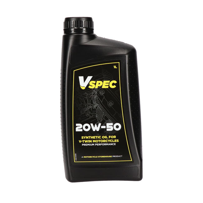 Vspec, 20 W50 Full Synthetic Motor Oil. 1 Liter Bottle. Oils Vspec