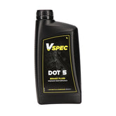 Vspec, Brake Fluid Dot 5 Silicone. 1 Liter. Brake Fluids Vspec