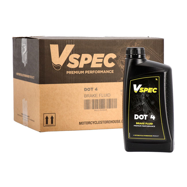 Vspec, Brake Fluid Dot 4. 1 Liter Brake Fluids Vspec