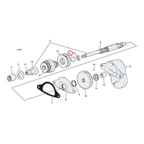 Retaining Ring, Starter Shaft Retaining Rings Mcs