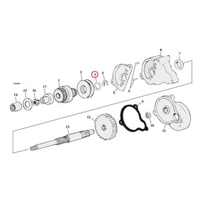 Retaining Ring, Starter Shaft Retaining Rings Mcs