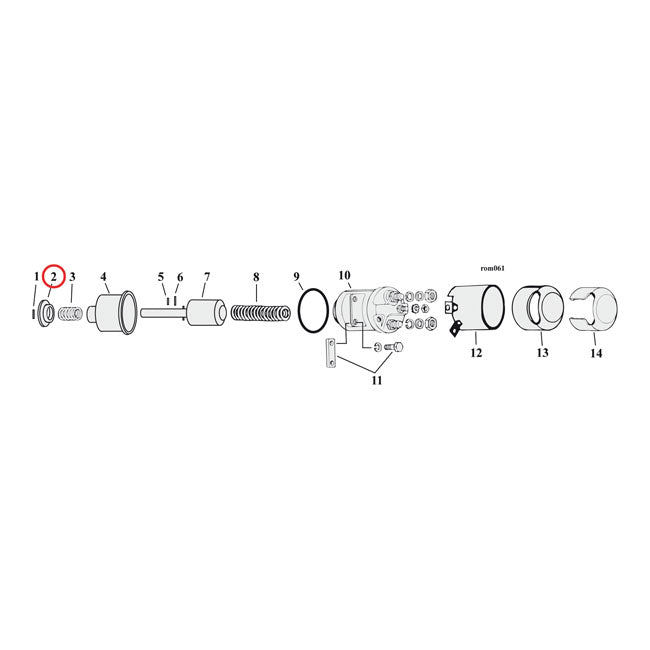 Retainer, Over Run Spring Starter Solenoids Mcs