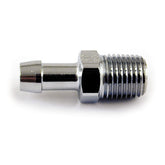 Oil Line Fitting, Straight. 1/4" Npt To 5/16 Hose. Chrome Oil Line Fittings Mcs