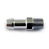 Oil Line Fitting, Straight. 1/8 Npt To 5/16". Chrome Oil Line Fittings Mcs