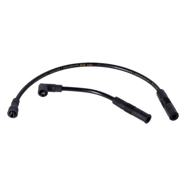 Accel, 8.8mm supression core spark plug wire set. Black SPARK PLUG WIRES Accel
