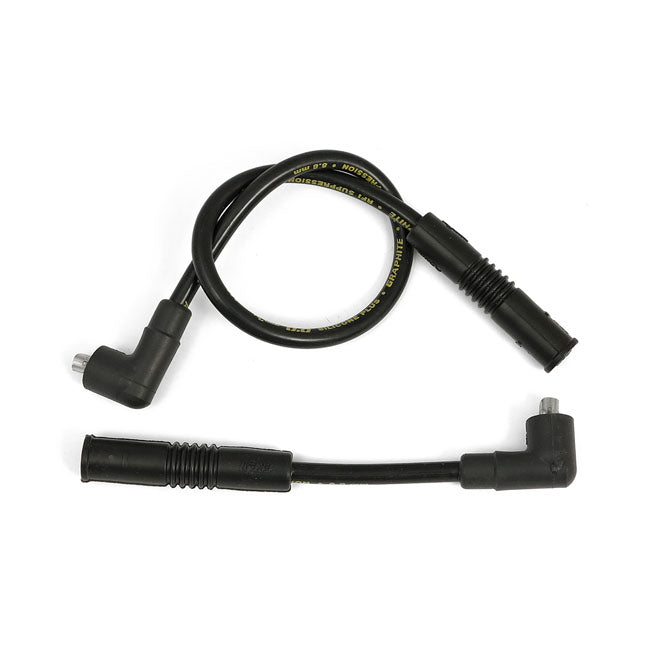 Accel, 8.8mm supression core spark plug wire set. Black SPARK PLUG WIRES Accel