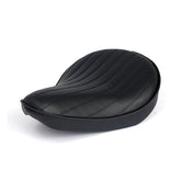 Fitzz, Custom Solo Seat. Black/T&R. Small. 6cm Thick Solo Seats Mcs