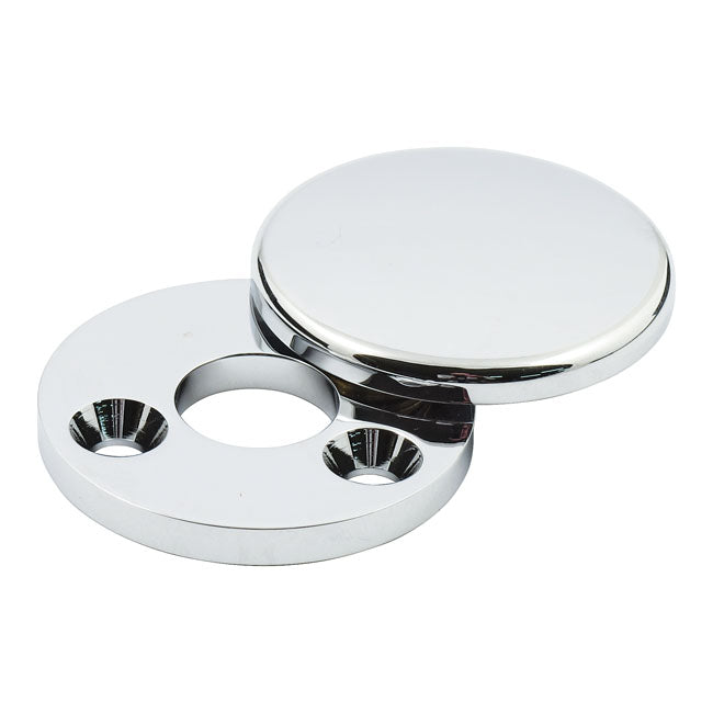 Fork Lock Cover. Chrome Fork Lock Covers Mcs