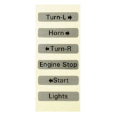 Decal Set, Switch Housing Switch Housings Mcs