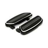 Runway Rider Floorboards, 1" Extended. Black Floorboards Mcs
