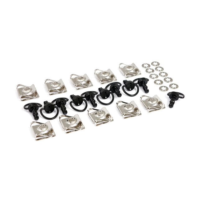 M6 Quick Lock Fastener Set Black Mcs