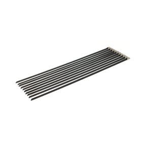 Exhaust Tie Wraps 14.25" Long Black Stainless Exhaust Insulating Wraps Mcs