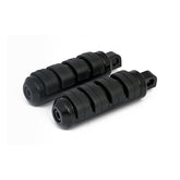 Comfort Foot Pegs. Small Diameter. Black Footpegs Mcs