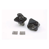 Shovel Tappet Block Set Front/Rear. Black Tappet Blocks Mcs