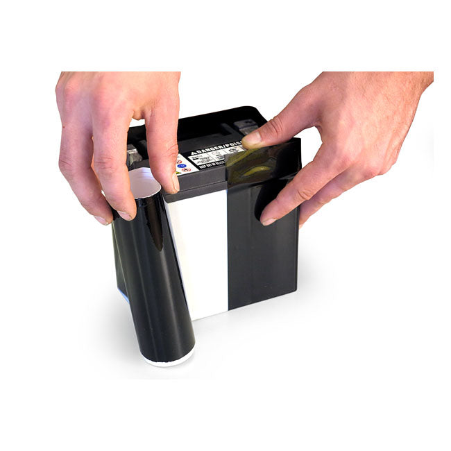 Mcs, Battery Sticker Set. Gloss Black Stickers Mcs