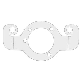 Air Cleaner Adapter Bracket. Chrome Air Cleaner Bracket Mcs
