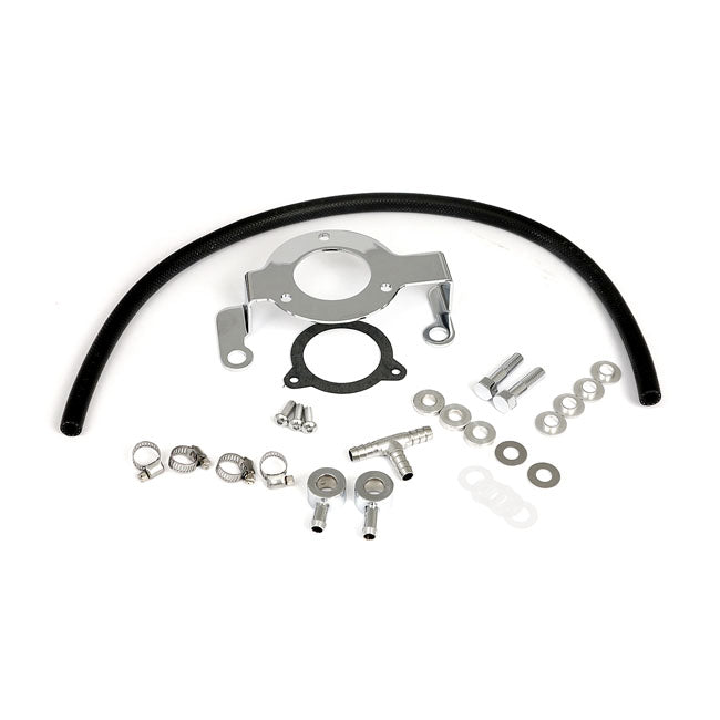 Air Cleaner Adapter Bracket Kit. Chrome Air Cleaner Bracket Mcs