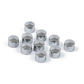 Smoothtopps, Push On Bolt Cover Set. Chrome Bolt Covers Usa Sizes Mcs