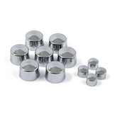 Smoothtopps, Push On Bolt Cover Set. Chrome Bolt Covers Usa Sizes Mcs
