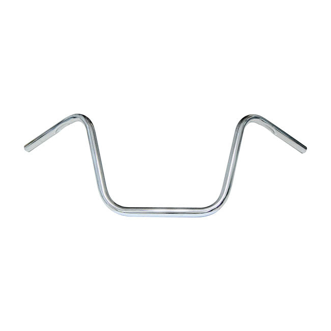 Apehanger Handlebar, 12" Rise, 1" Chrome Handlebars Mcs