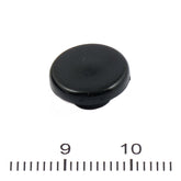 Mushroom Style Push On Bolt Covers 1/4" Allen Size. Black Bolt Covers Usa Sizes Mcs