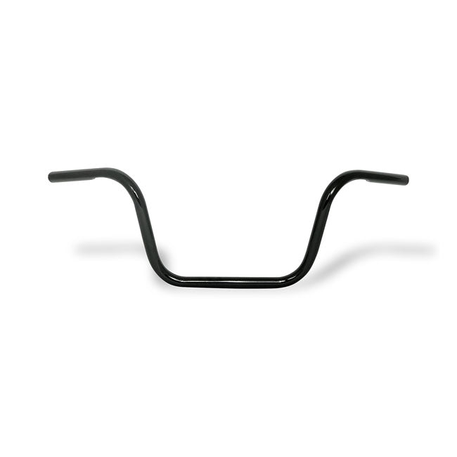 Apehanger Handlebar, 10" Rise, 1" Black Handlebars Mcs